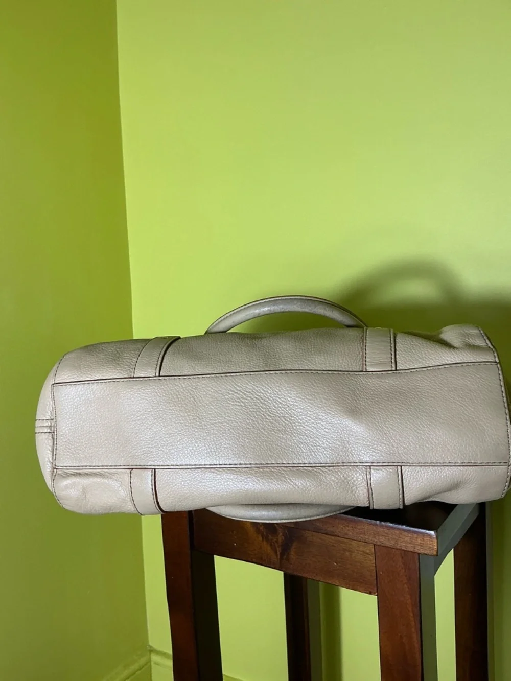 kate spade Cream Leather Shoulder Bag